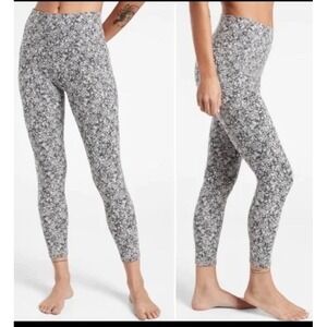 Womens Athleta Salutation Stash Pocket II‎ 7/8 Tight Textured Size S